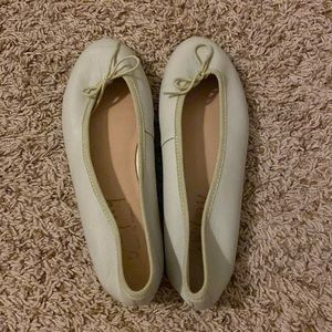 French Sole Taupe Ballet flats